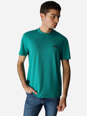 Koszulka męska bawełniana Calvin Klein K10K112528-LEI XL Zielona (8720109229561). T-shirty męskie