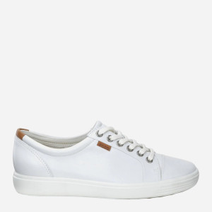 Sneakersy damskie ze skóry naturalnej ECCO Soft 7 43000301007 37 Białe (737431676114). Tenisówki i trampki damskie