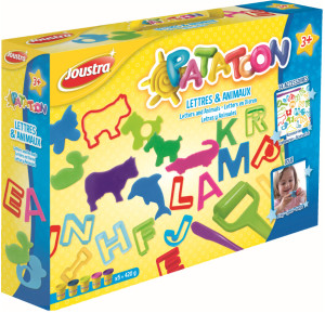 Zestaw kreatywny Joustra Patatoon Letters and Animals (3028760473138). Masy plastyczne