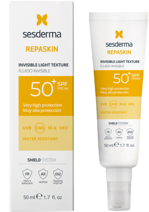 Fluid przeciwsłoneczny do twarzy Sesderma Repaskin Invisible Spf 50+ 50 ml (8429979481979). Kremy przeciwsłoneczne