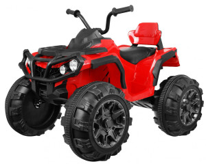 Quad elektryczny dla dzieci ATV z dźwiękowymi i świetlnymi efektami Czerwony (5903864904499). Pojazdy na akumulator i pedały dla dzieci