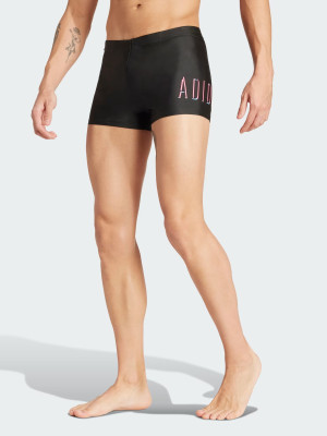Kąpielówki męskie bokserki adidas Lineage Boxer IU1885 7 Czarne (4067887648110). Szorty plażowe i kąpielówki męskie
