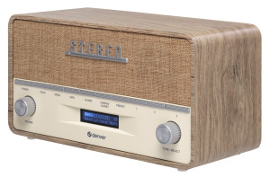 Odbiornik radiowy Denver DAB-36 Lightwood (5706751072215). Wieże stereo