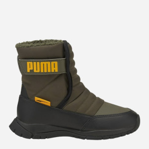 Śniegowce chłopięce ocieplane Puma Nieve Boot WTR AC PS 38074502 30 (11.5UK) Oliwkowe (4063699501131). Kozaki i śniegowce chłopięce