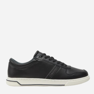 Sneakersy męskie skórzane do kostki Calvin Klein HM0HM01491-0GS 44 Czarne (8720639037742). Buty sportowe męskie