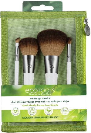 Zestaw pędzli do makijażu Ecotools On The Go Style 4 szt (0079625016130). Pędzle do makijażu