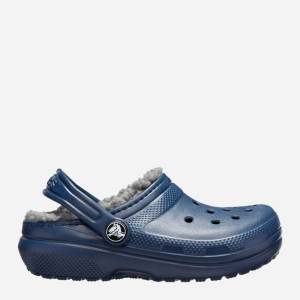 Chodaki chłopięce ocieplane Crocs Classic Fuzz-Lined Casual CR207009 27-28 (C10) 16.8 cm Ciemnogranatowe (191448702134). Chodaki chłopięce