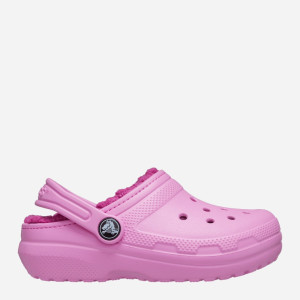 Chodaki dziecięce dla dziewczynki ocieplane Crocs Classic Fuzz-Lined Casual CR207009 23-24 (C7) 14.5 cm Jasnoróżowe (191448877696). Chodaki dziewczęce
