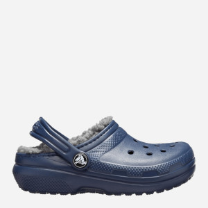 Chodaki chłopięce ocieplane Crocs Classic Lined CR207010 29-30 (C12) 18.8 cm Ciemnogranatowe (191448702394). Chodaki chłopięce