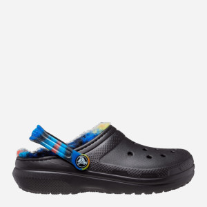 Chodaki chłopięce ocieplane Crocs Classic Lined Spray Dye Casual CR208095 24-25 (C8) 15.5 cm Czarne (196265149032). Chodaki chłopięce
