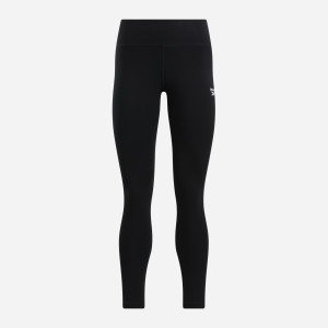 Legginsy sportowe damskie Reebok Ri Sl Cotton Legging 100037549 XS Czarne (4066762762965). Legginsy sportowe damskie