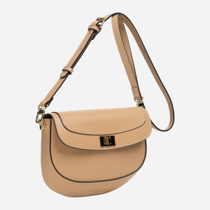 Torebka crossbody damska skórzana mała Cerruti 1881 CEBA06453M Beżowa (8052579269465). Torebki i torby