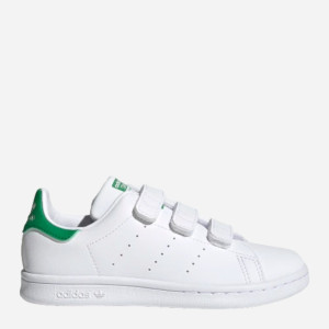 Sneakersy chłopięce na rzepy adidas Originals Stan Smith CF C FX7534 33 (1UK) Białe (4064037700346). Tenisówki i trampki chłopięce