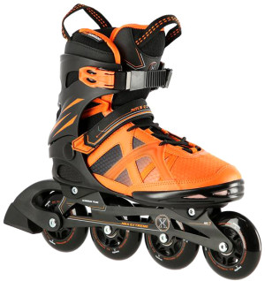 Rolki Nils Extreme Czarno-Pomarańczowe 38 (5907695597790). Rolki i łyżworolki