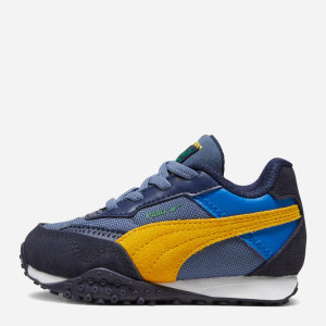 Sneakersy chłopięce Puma 394725-03 23 Granatowy/Żółty (4099683211250). Buty sportowe i sneakersy chłopięce