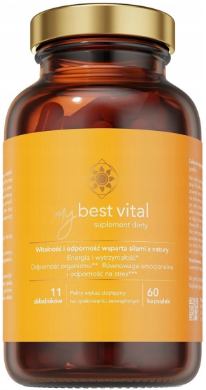Suplement diety MyBestPharm MyBestVital 60 kapsułek (5904824651279). Naturalne suplementy diety i ekstrakty