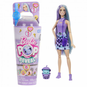 Lalka Barbie Pop Reveal Mleko Taro Seria Bubble Tea (194735191253). Lalki dla dzieci