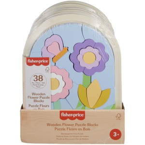 Puzzle drewniane Fisher-Price Drewniane kwiaty (194735238507). Puzzle i układanki