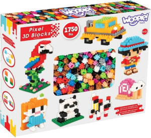 Klocki konstrukcyjne Woopie Pixel 3D 1750 elementów (5904326946002). Klocki