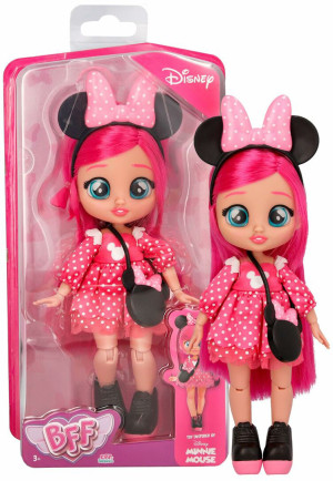 Lalka IMC Toys Cry Babies Bff Disney Minnie (8421134921429). Lalki dla dzieci