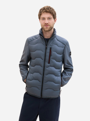 Kurtka przejściowa męska bez kaptura Tom Tailor 1042487 3XL Niebieska (4067672781596). Kurtki przejściowe męskie