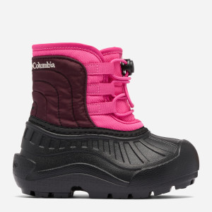 Śniegowce dziecięce dla dziewczynki wodoodporne Columbia Children's Powderbug Snowlite Lace 2103522695 25 (8US) Różowy/Czarny (195981538625). Kozaki i śniegowce dziewczęce