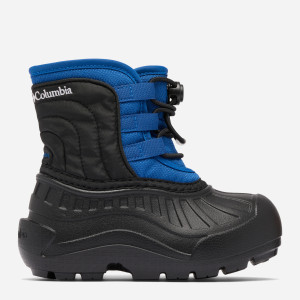 Śniegowce chłopięce wodoodporne Columbia Children's Powderbug Snowlite Lace 2103522433 29 (12US) Czarny/Niebieski (195981538687). Kozaki i śniegowce chłopięce