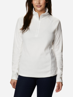 Bluza damska nierozpinana streetwear Columbia Glacial IV 1/2 Zip 1802201125 L Biała (191454559043). Bluzy damskie streetwear