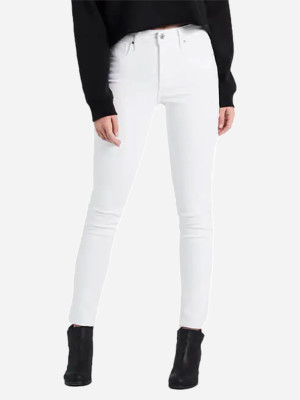 Jeansy skinny damskie Levi's 721 High Rise Skinny 18882-0058 31-32 Białe (5415313834542). Jeansy damskie