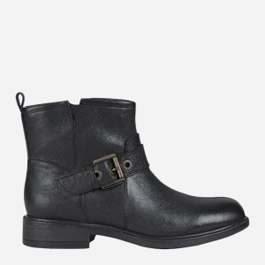 Botki damskie skórzane Geox D04LQE000TC-C9999 37 Czarne (8054730771831). Botki damskie