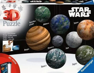 3D Puzzle Ravensburger Star Wars Galaktyka 27 x 38 cm 531 element (4005556115778). Puzzle i układanki