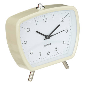 Zegar budzik Atmosphera Cathy retro 14 x 14 cm (3560232736551). Zegary stołowe