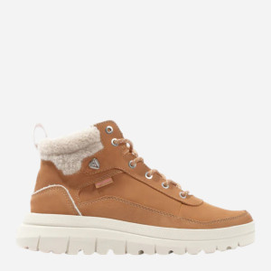 Zimowe trzewiki damskie skórzane Palladium Pallaflex Cuff Warm 94339-252-M 37 (4UK) 23 cm Brązowe (196660584650). Buty za kostkę damskie