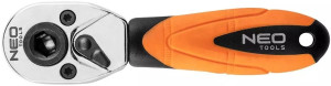 Grzechotka do bitów NEO Tools 1/4" 105 mm 08-501 (5907558412185). Klucze płasko oczkowe z grzechotką