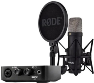 Zestaw studyjny Rode NT1 Signature + AI-1 Studio Kit MK2 (RODE NT1S-AI-1 KIT MK2). Mikrofony