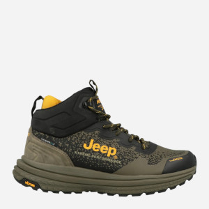 Buty trekkingowe męskie wodoszczelne Jeep JM42202A-020 40 (6UK) 26.9 cm Khaki (8054794800713). Buty męskie za kostkę
