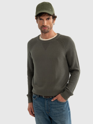 Sweter męski Big Star Najn 905 3XL Szary (5900714777982). Swetry męskie