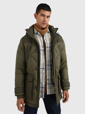 Kurtka zimowa męska Tommy Hilfiger MW0MW27690-RBN M Khaki (8720641455053). Kurtki zimowe męskie