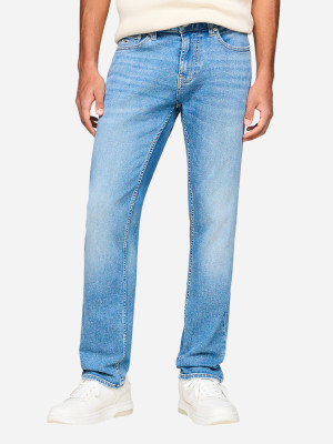 Jeansy slim fit męskie Tommy Hilfiger DM0DM20202-1A4 30-32 Niebieskie (8720636755915). Jeansy męskie