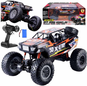 Jeep zdalnie sterowany ProNice 50.3 cm Pomarańczowo-czarny (6920179372514). Zabawki zdalnie sterowane