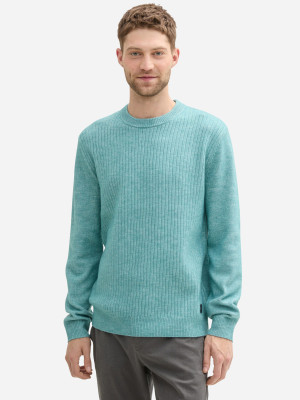 Sweter męski Tom Tailor 1043346 XL Jasnoniebieski (4068127006936). Swetry męskie