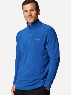 Bluza męska nierozpinana streetwear Columbia Klamath Range II Half Zip 1352472441 S Niebieska (195980978774). Bluzy męskie streetwear
