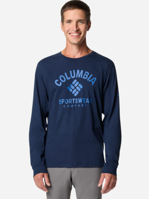 Longsleeve męski Columbia Rockaway River Graphic LS Tee 2022191467 M Granatowy (195981216530). Koszulki longsleeve męskie