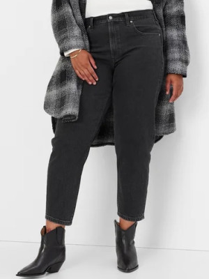 Jeansy mom fit damskie GAP 406726-00 28 Czarne (1200112059036). Jeansy damskie