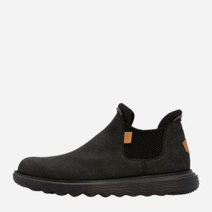 Sztyblety męskie skórzane Hey Dude Branson 40187-001 44 Czarne (197002369720). Buty męskie za kostkę