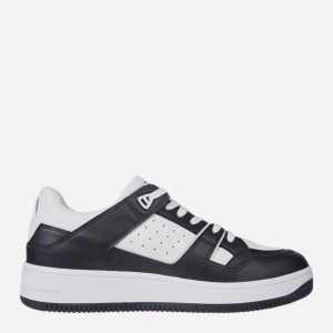 Sneakersy męskie do kostki Tommy Hilfiger EM0EM01464-BDS 44 Czarny/Biały (8720637382738). Buty sportowe męskie