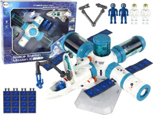 Rakieta kosmiczna LEAN Toys 17 elementów (5905884450789). Autka i pojazdy zabawkowe