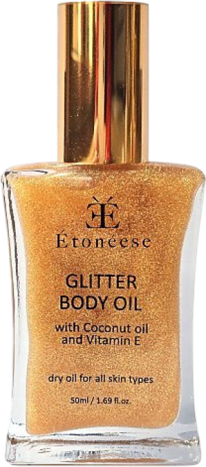 Olejek do ciała Etoneese Gold suchy ze złotymi drobinkami 100 ml (5904639391414). Olejki do ciała
