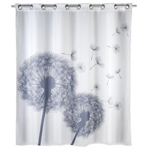 Zasłona prysznicowa Wenko Astera Flexi tekstylna biała 180 x 200 cm (4008838160084). Zasłony prysznicowe