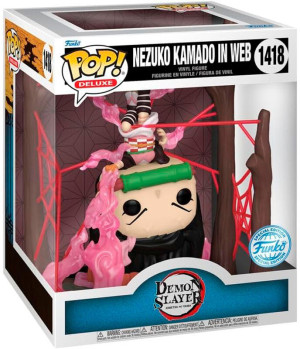 Figurka Funko POP Deluxe Demon Slayer 1418 Nezuko Kamado in Web Exclusive świecąca w ciemności 17 cm (0889698741859). Figurki superbohaterów